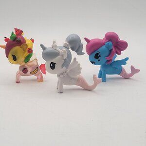 Tokidoki Unicorno & Mermicorno Lot of Figures - Fruttina & Squishella Starfall